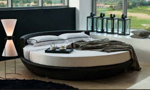 “LoveBoat” Round Bed by DOM edizioni